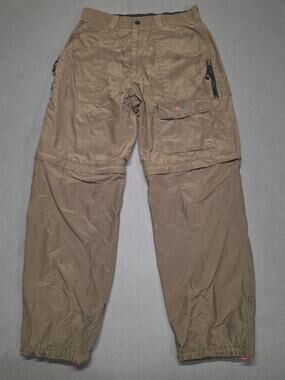 Mens 31 x 33 Military Style Convertible Pants Gorpcore Utility Tactical Green